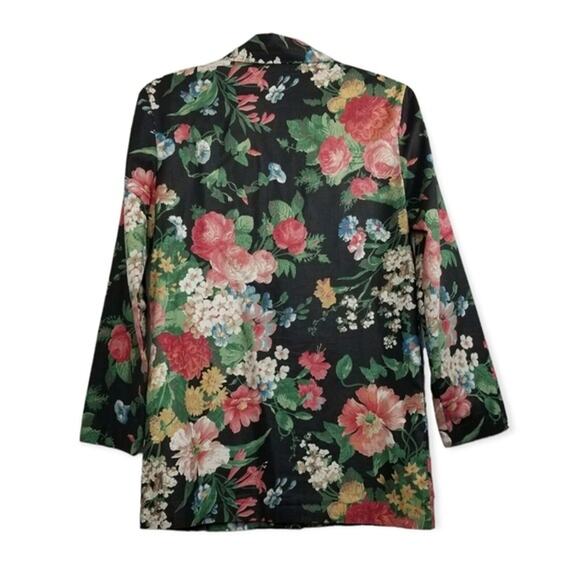 Vintage  Floral Blazer by Willow Ridge size 6 - Picture 2 of 12
